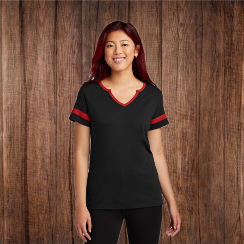 LST6041 Ladies Halftime Notch Neck Tee Thumbnail